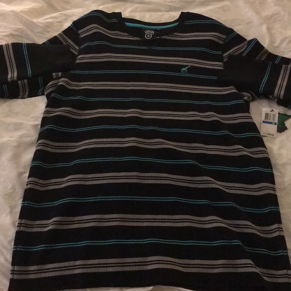 LRG NWT XL Sweater Thermal Stripped